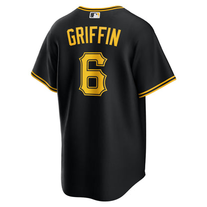 Konnor Griffin Pittsburgh Pirates Nike Alternate Replica Jersey - Black