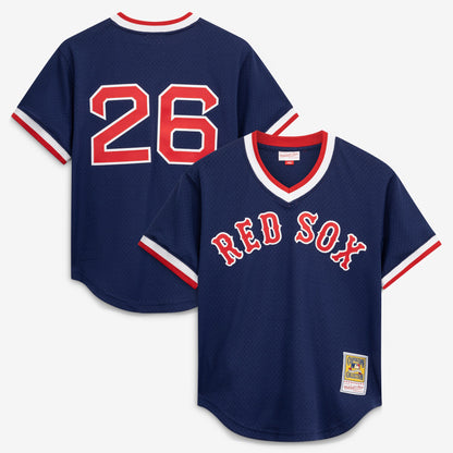 Wade Boggs Boston Red Sox Mitchell &amp;amp; Ness Authentic Batting Practice Jersey - Navy