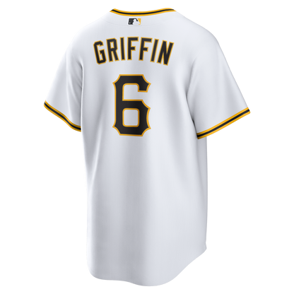 Konnor Griffin Pittsburgh Pirates Nike Home Replica Jersey - White