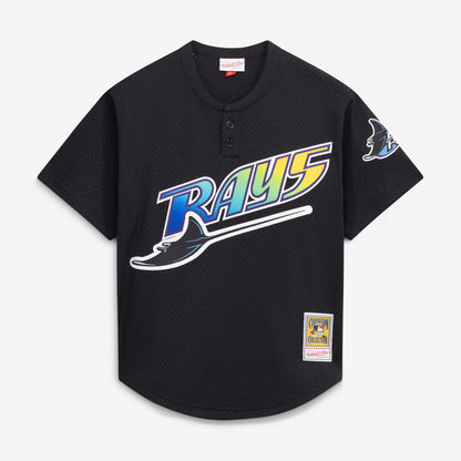 Wade Boggs Tampa Bay Rays Mitchell &amp;amp; Ness Authentic Batting Practice Jersey - Black