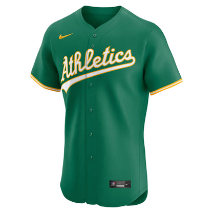 Athletics Nike Alternate Elite Jersey - Kelly Green