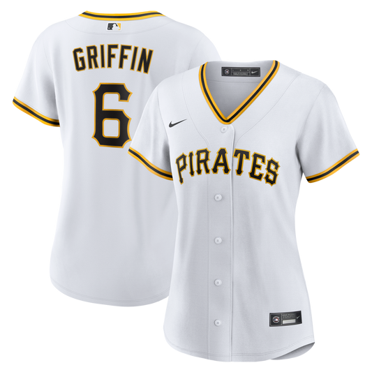 Konnor Griffin Pittsburgh Pirates Nike Women's Home Replica Jersey - White