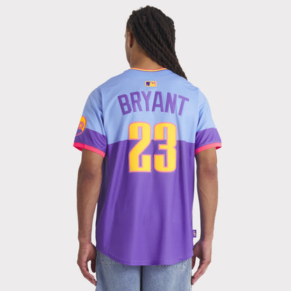 Kris Bryant Colorado Rockies Nike 2025 City Connect Limited Player Jersey - Purple/Light Blue