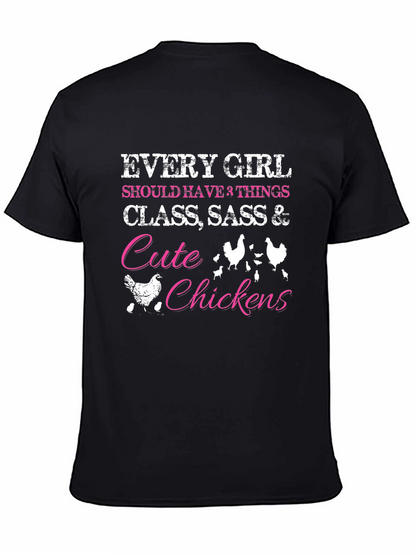 Cute Chickens Womens Graphic Tee