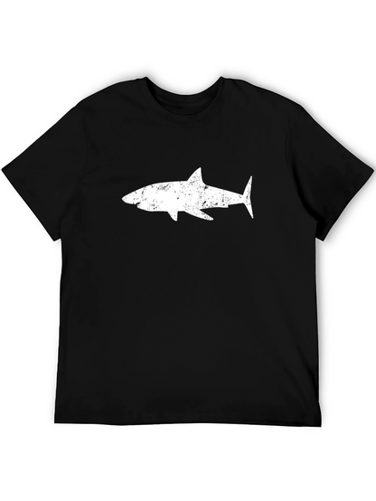 Cool Shark Graphic Black T-Shirt