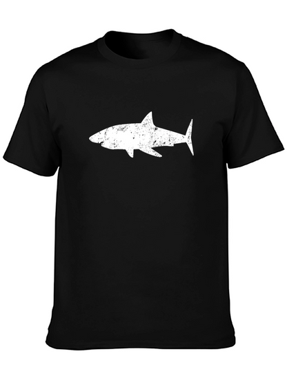 Cool Shark Graphic Black T-Shirt