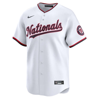 Washington Nationals Nike Home Limited Custom Jersey - White