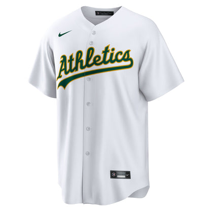 Athletics Nike Home Replica Team Jersey - White