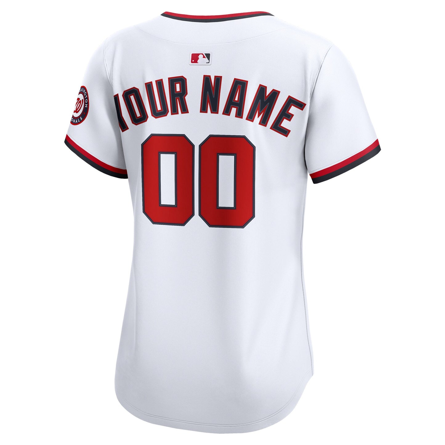 Washington Nationals Nike Women's Home Limited Custom Jersey - White