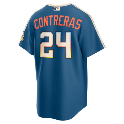 William Contreras Milwaukee Brewers Nike 2026 City Connect Stadium Jersey - Mineral Blue