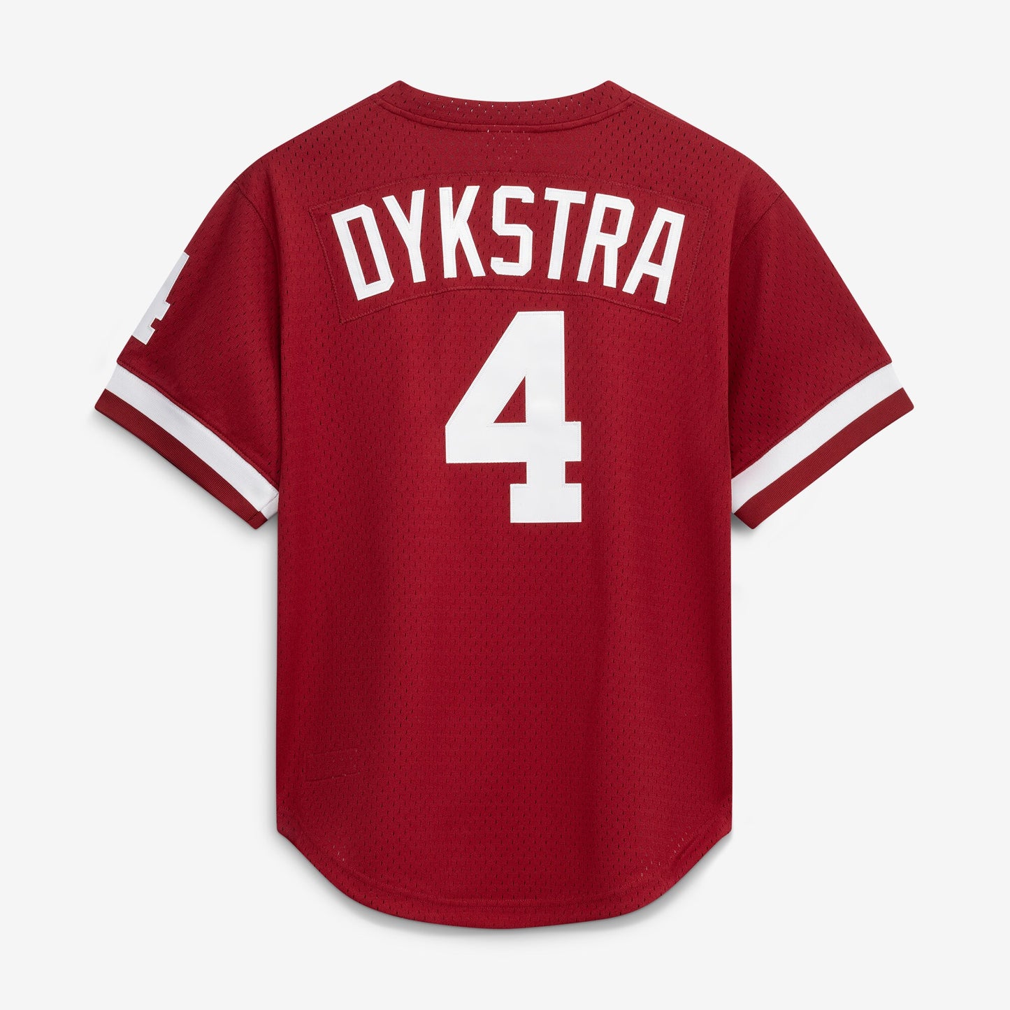 Lenny Dykstra Philadelphia Phillies Mitchell &amp;amp; Ness Authentic Batting Practice Jersey - Scarlet