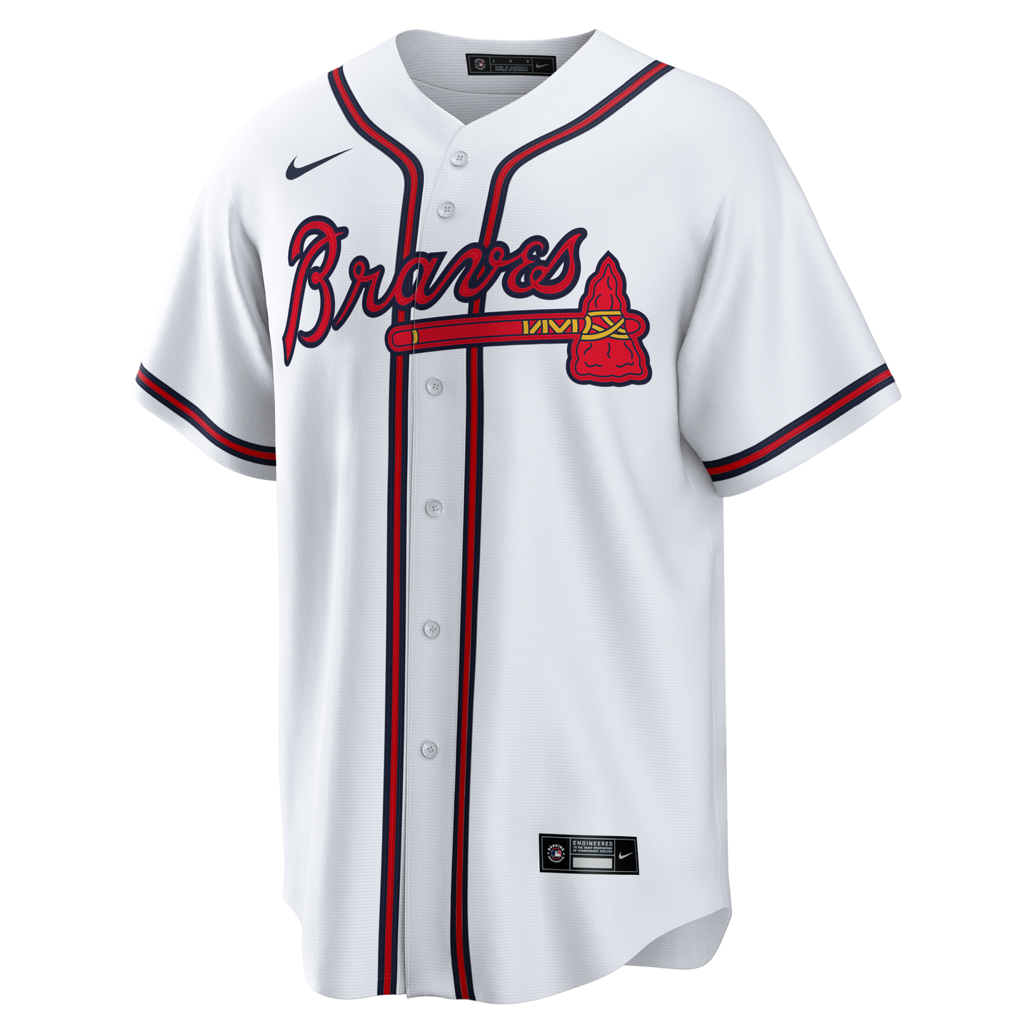 Atlanta Braves Nike Home Big &amp;amp; Tall Replica Jersey - White