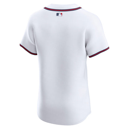 Atlanta Braves Nike Home Elite Jersey - White