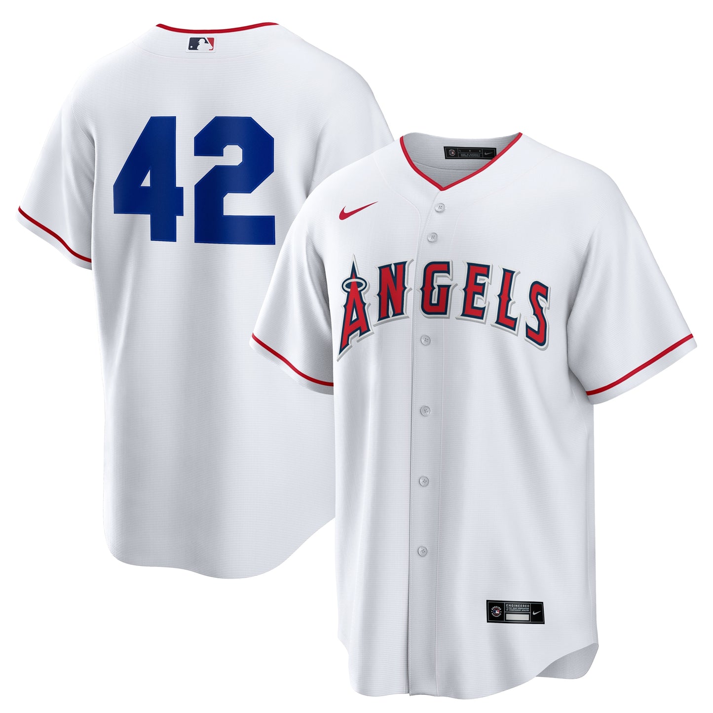 Los Angeles Angels Nike Home 2025 Jackie Robinson Day Replica Jersey - White