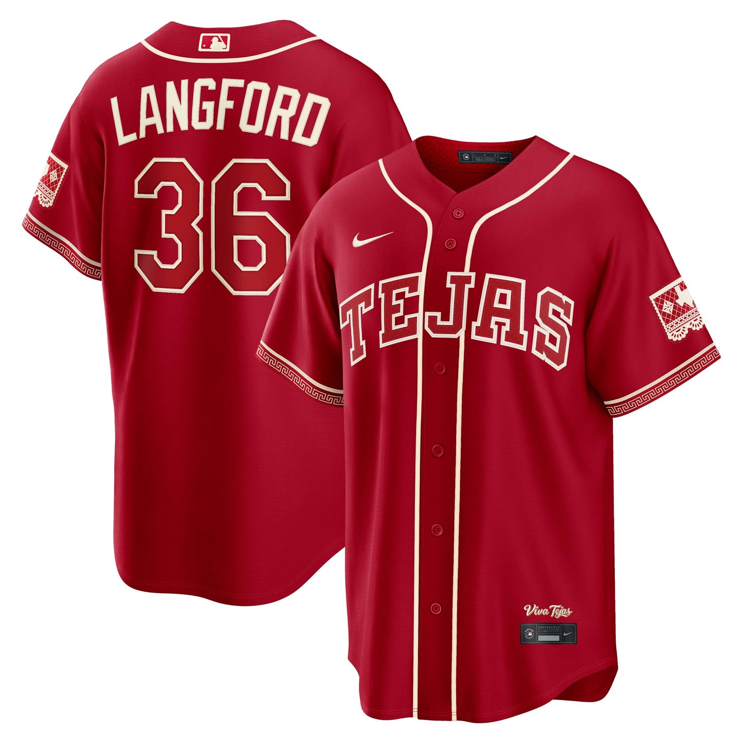 Wyatt Langford Texas Rangers Nike 2026 City Connect Stadium Jersey - Red