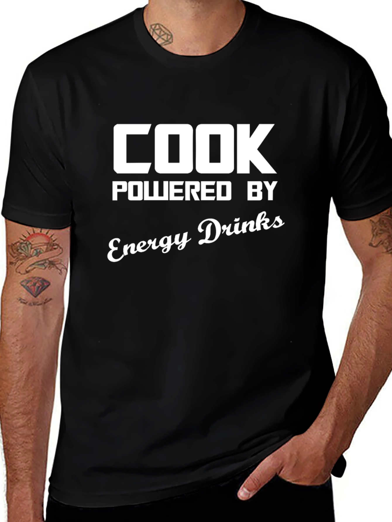 Cook Powered By Energy Drinks T-Shirt