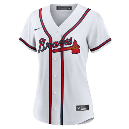 Atlanta Braves Nike Women's Home Replica Team Jersey - White