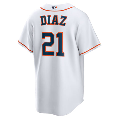 Yainer Diaz Houston Astros Nike Home Replica Jersey - White