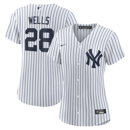 Austin Wells New York Yankees Nike Women's Home Replica Jersey - White