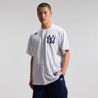 Babe Ruth New York Yankees Nike Throwback Cooperstown Collection Limited Jersey - White