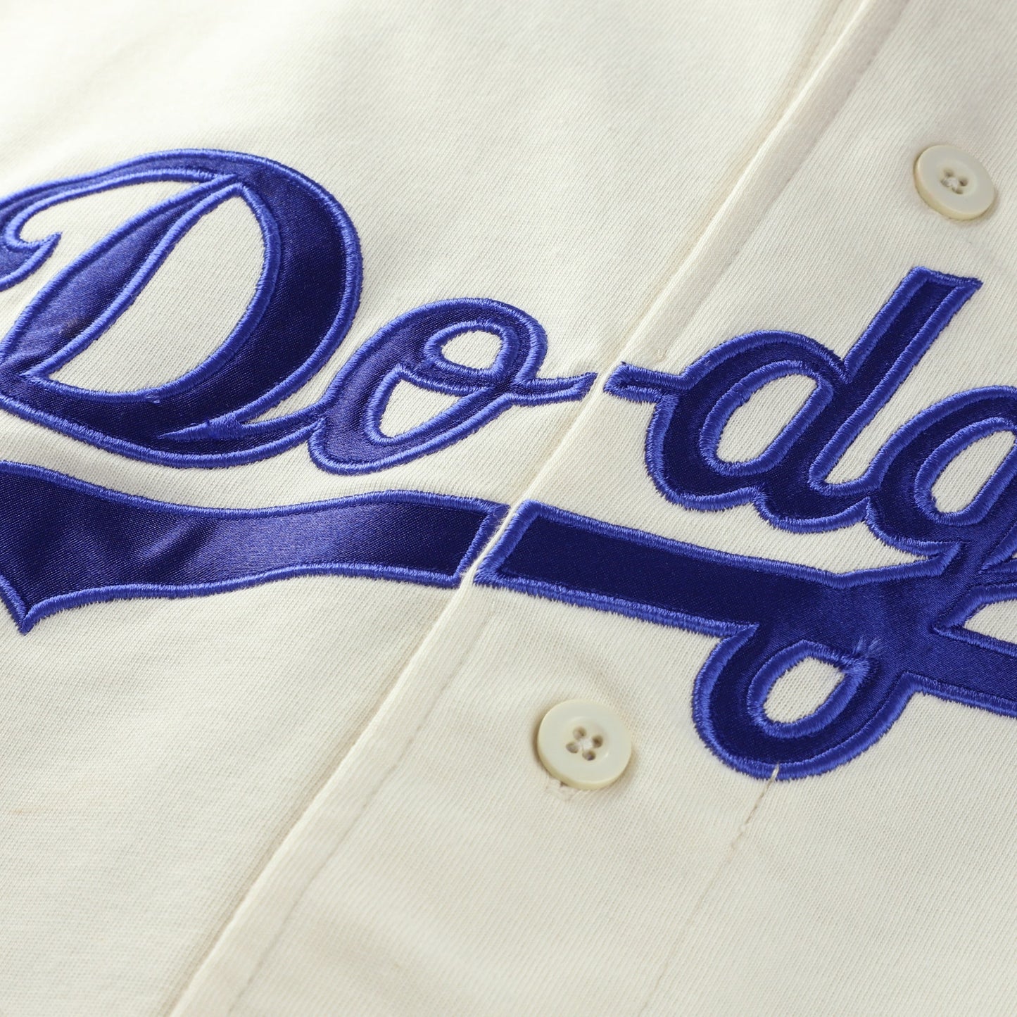 Los Angeles Dodgers Profile Big &amp;amp; Tall Two-Color Fashion Jersey - Cream/Royal
