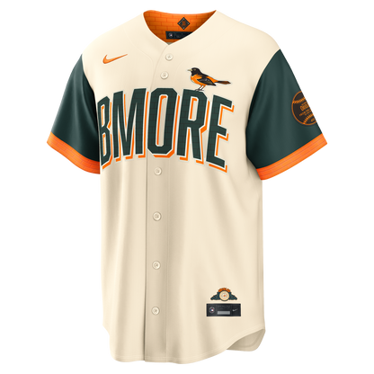 Baltimore Orioles Nike 2026 City Connect Stadium Jersey - Cream