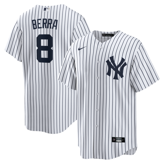 Yogi Berra New York Yankees Nike Home Retired Player Replica Jersey - White