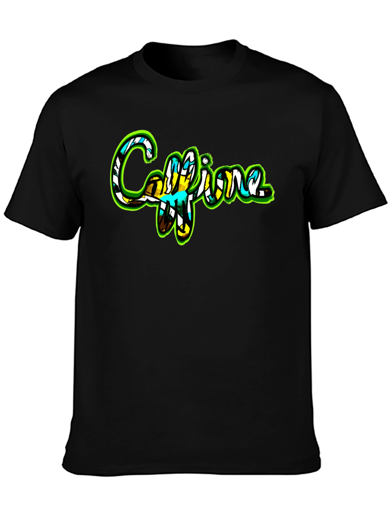 Caffeine Graphic T-Shirt - Black