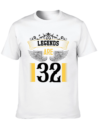 Legends Are 32 T-Shirt - Black
