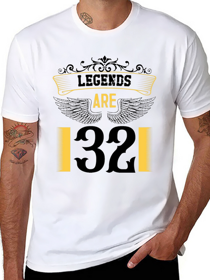 Legends Are 32 T-Shirt - Black