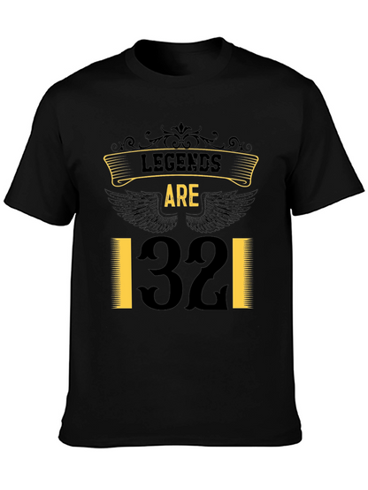 Legends Are 32 T-Shirt - Black