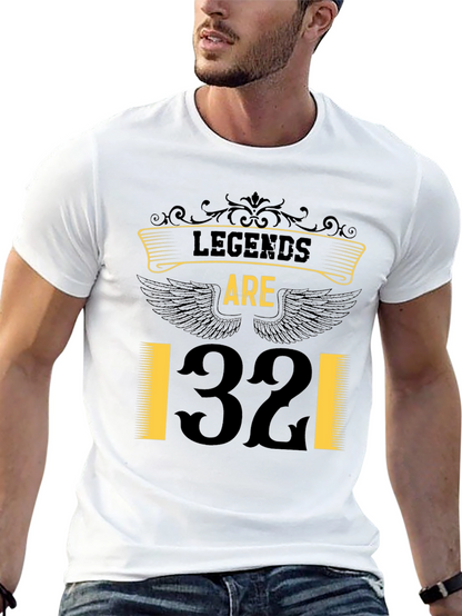 Legends Are 32 T-Shirt - Black
