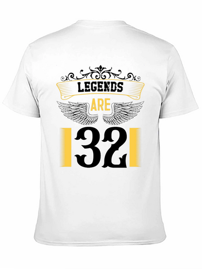 Legends Are 32 T-Shirt - Black