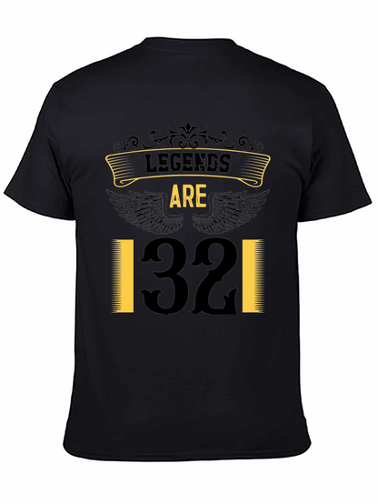 Legends Are 32 T-Shirt - Black