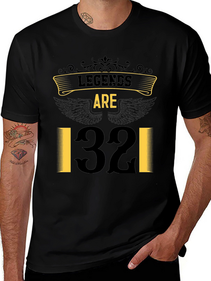 Legends Are 32 T-Shirt - Black