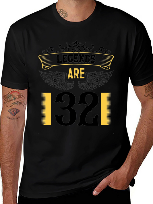 Legends Are 32 T-Shirt - Black