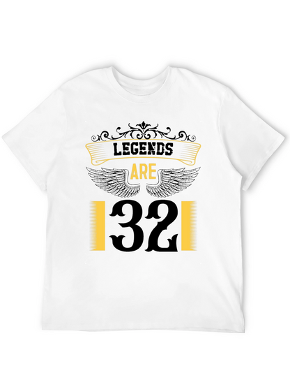 Legends Are 32 T-Shirt - Black