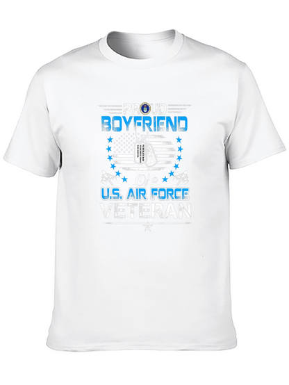 Proud Boyfriend U.S. Air Force Veteran Graphic T-Shirt