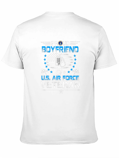 Proud Boyfriend U.S. Air Force Veteran Graphic T-Shirt
