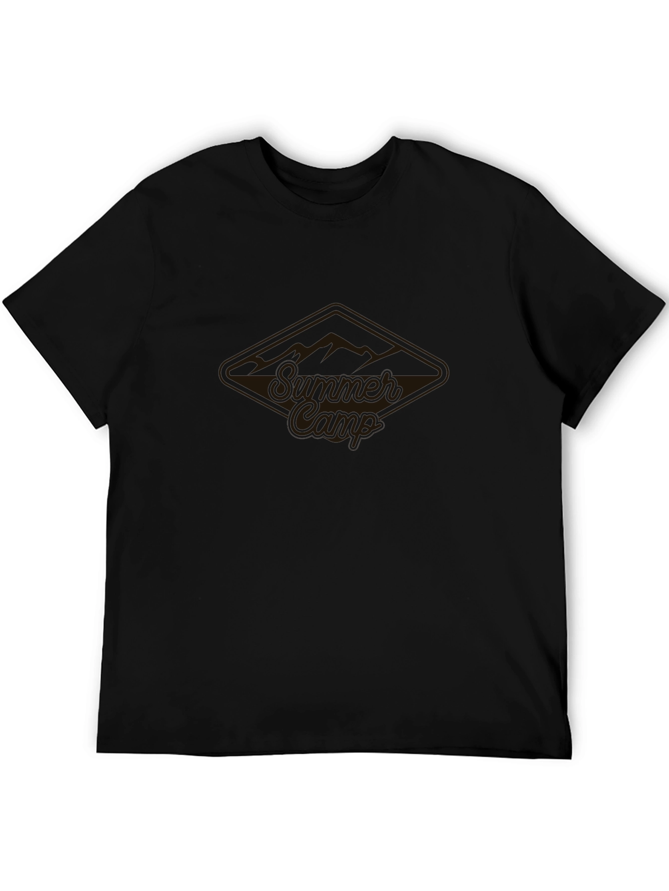 Summer Camp Tee - Black Graphic T-Shirt
