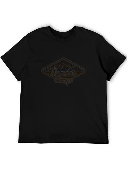 Summer Camp Tee - Black Graphic T-Shirt