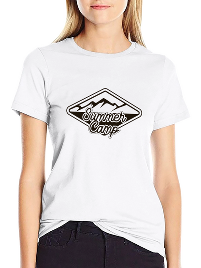 Summer Camp Tee - Black Graphic T-Shirt
