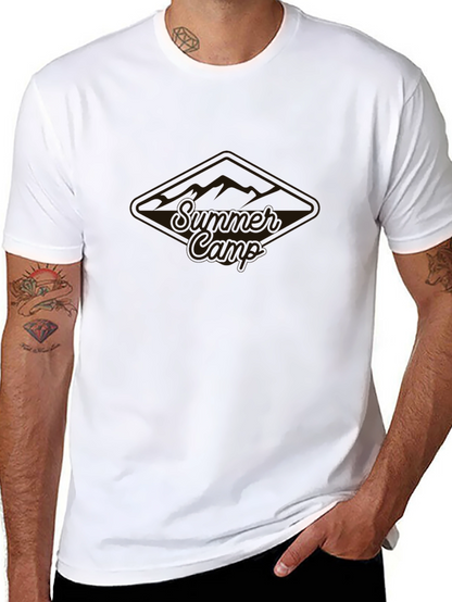 Summer Camp Tee - Black Graphic T-Shirt