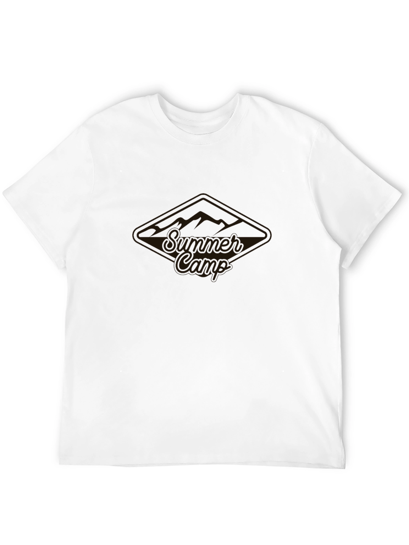 Summer Camp Tee - Black Graphic T-Shirt