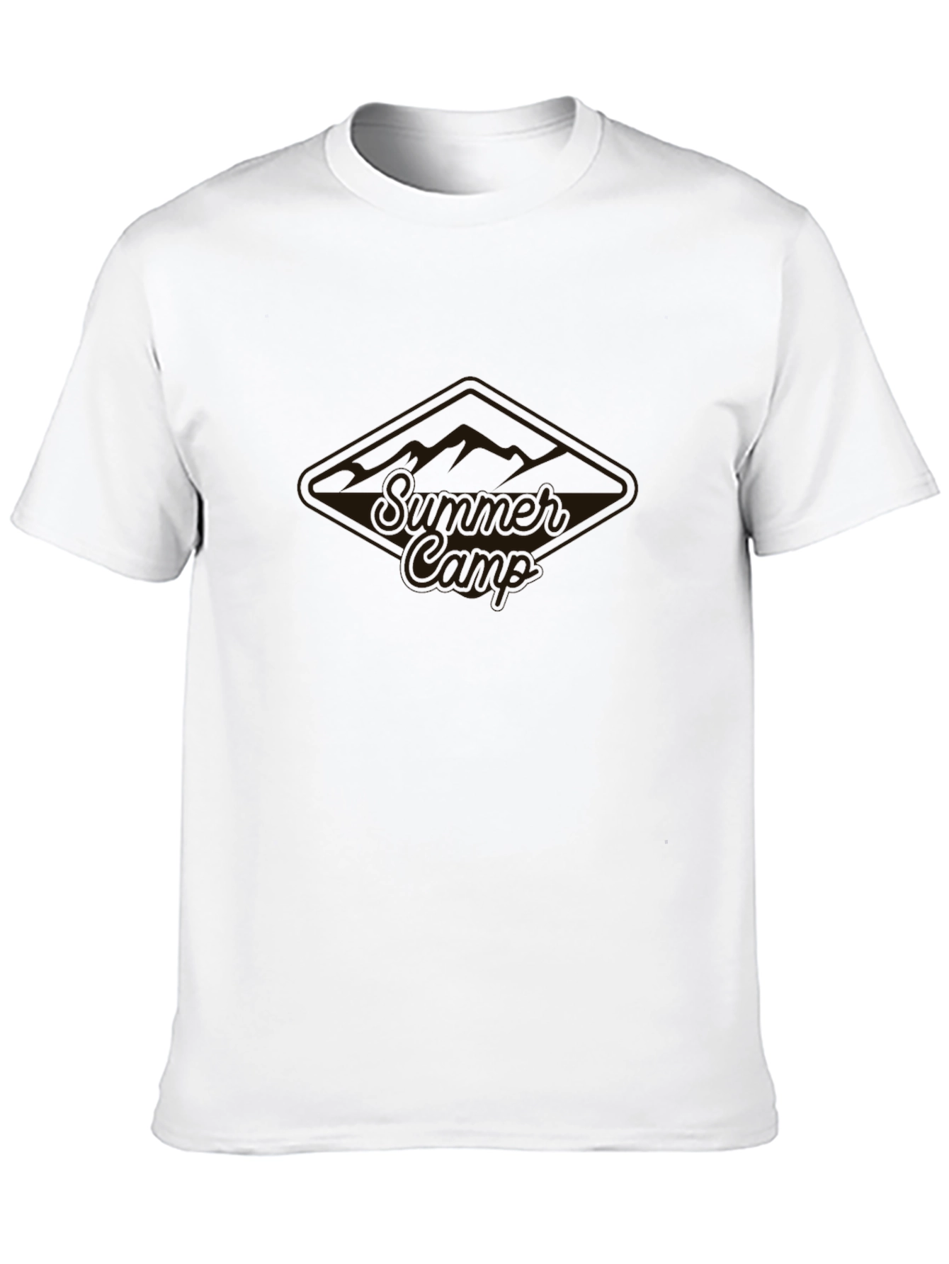 Summer Camp Tee - Black Graphic T-Shirt