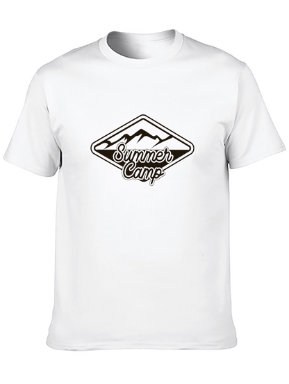 Summer Camp Tee - Black Graphic T-Shirt