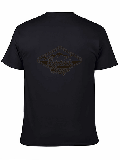 Summer Camp Tee - Black Graphic T-Shirt