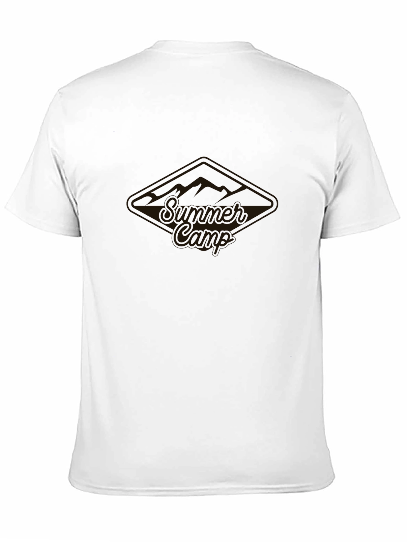 Summer Camp Tee - Black Graphic T-Shirt