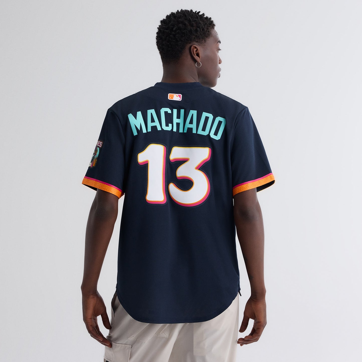 Manny Machado San Diego Padres Nike 2026 City Connect Stadium Jersey - Obsidian