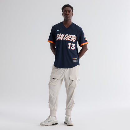 Manny Machado San Diego Padres Nike 2026 City Connect Stadium Jersey - Obsidian
